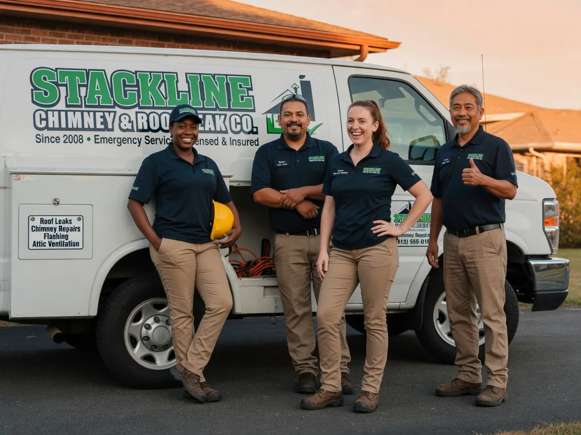 Chimney flashing repair company in Denton, NE